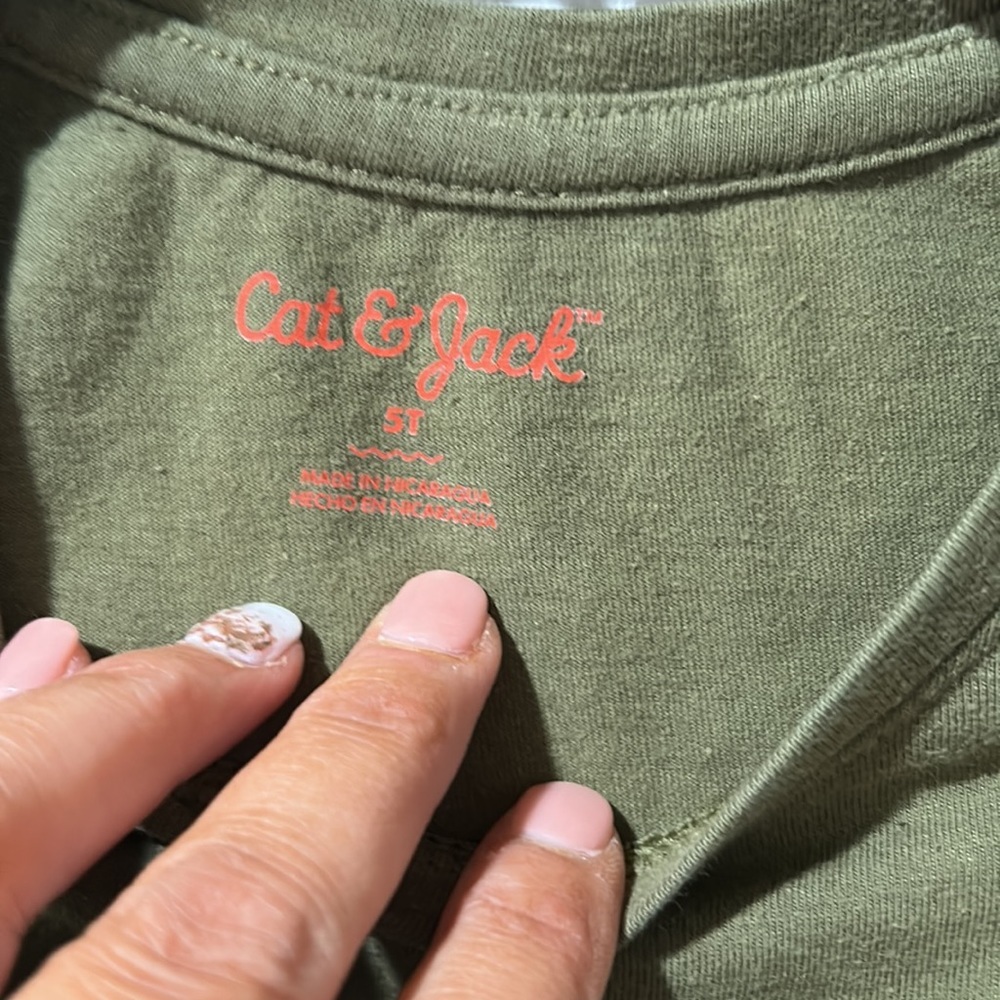 Cat & Jack Girls Long Sleeve Tee - Picture 3 of 4